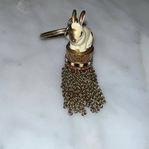 Rare Mackenzie-child’s rabbit tassel keychain